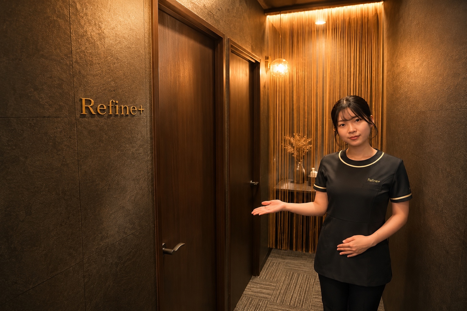 Refine＋全身脱毛の来店案内